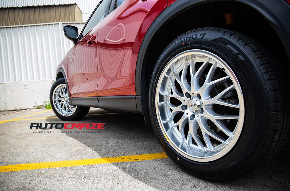 MAZDA CX5 CHEETAH HYPER SILVER POLISH LIP